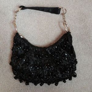 Small beaded clutch purse
